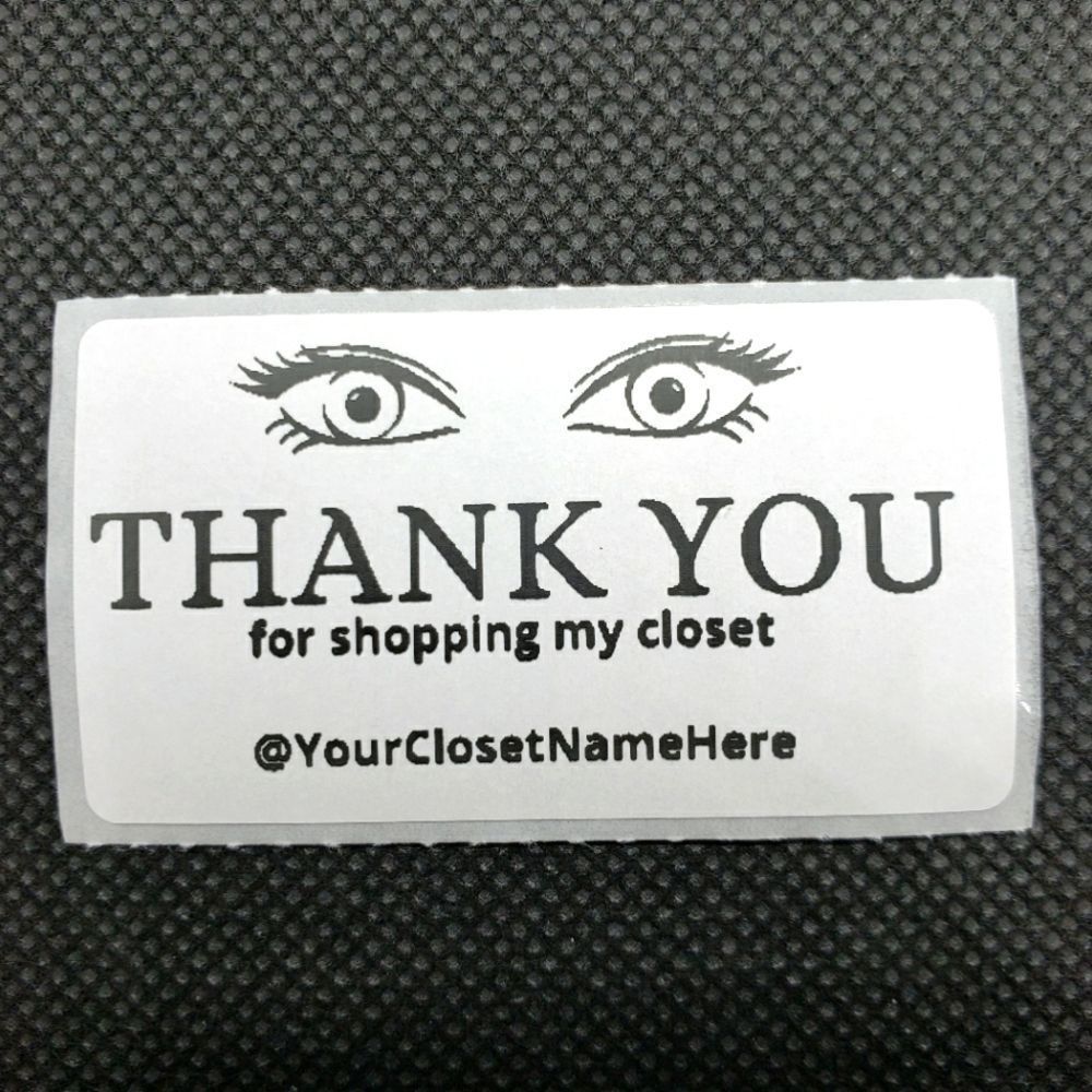 8/$20 40ct Customizable Stickers 2.25" x 1.25" White Labels